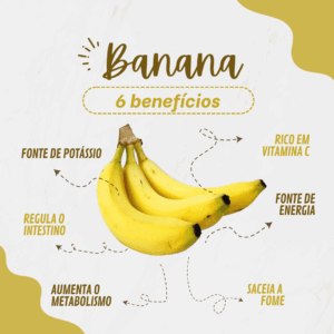 Banana como fonte de energia rápida